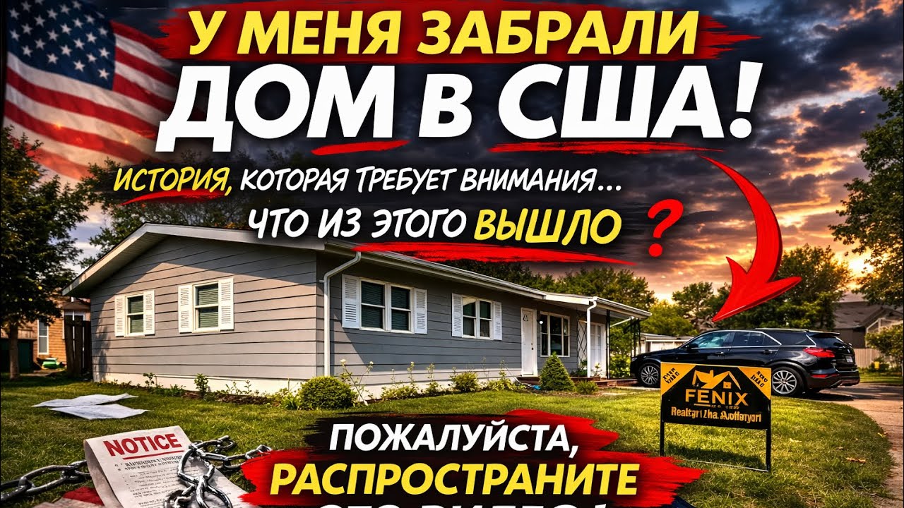 У меня забрали дом в 🇺🇸 США😱Вы не поверите, чем это закончилось🫣 #жизньвсша #русскиевсша #дом #usa