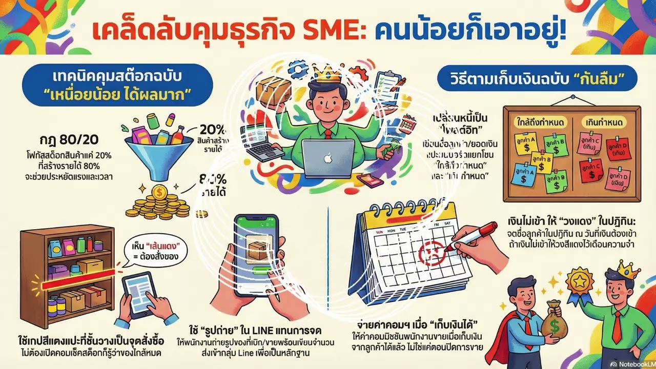 วางระบบบัญชีฉบับ SME: เริ่มต้นจาก 0 ให้เป็นระบบ มืออาชีพแบบไม่ต้องจ้างบัญชีแพง
