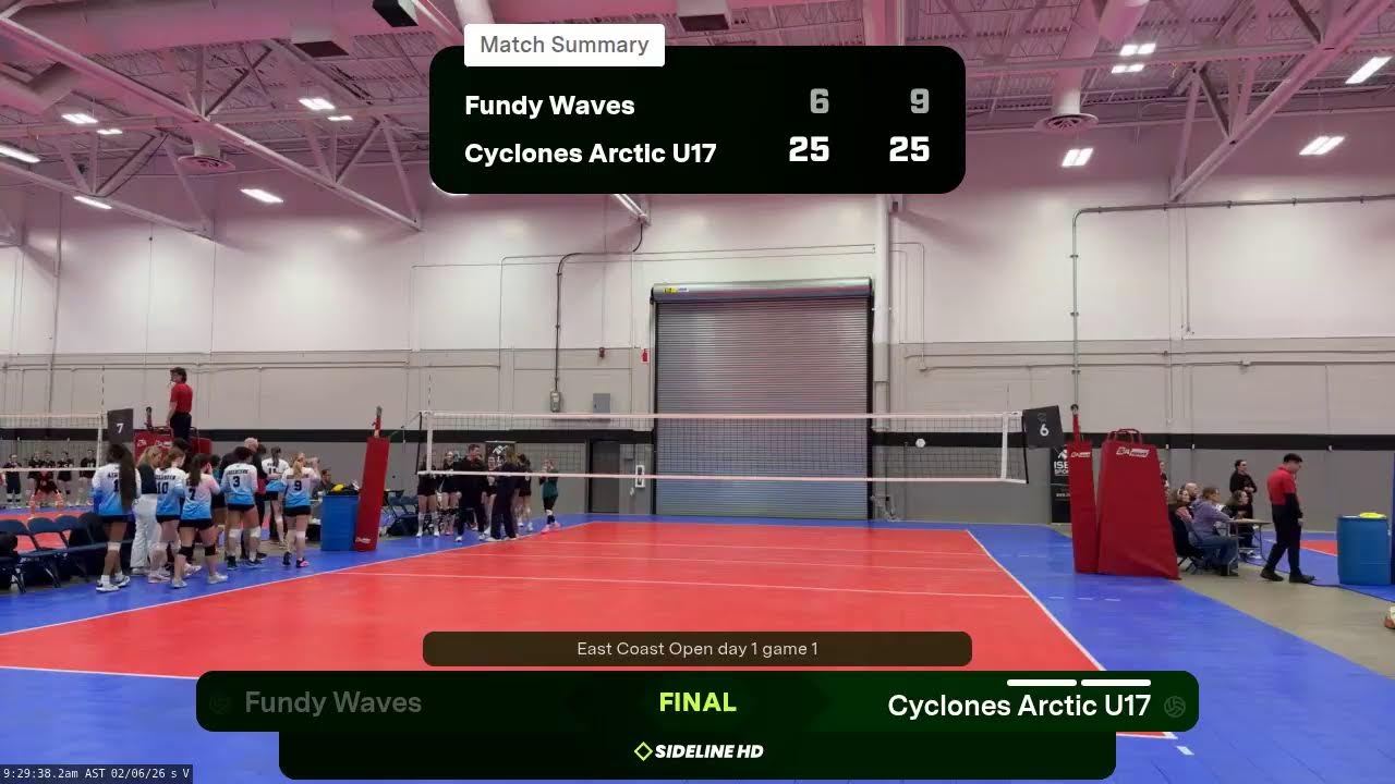 Cyclones Arctic U17 vs. Fundy Waves (2026.02.06)