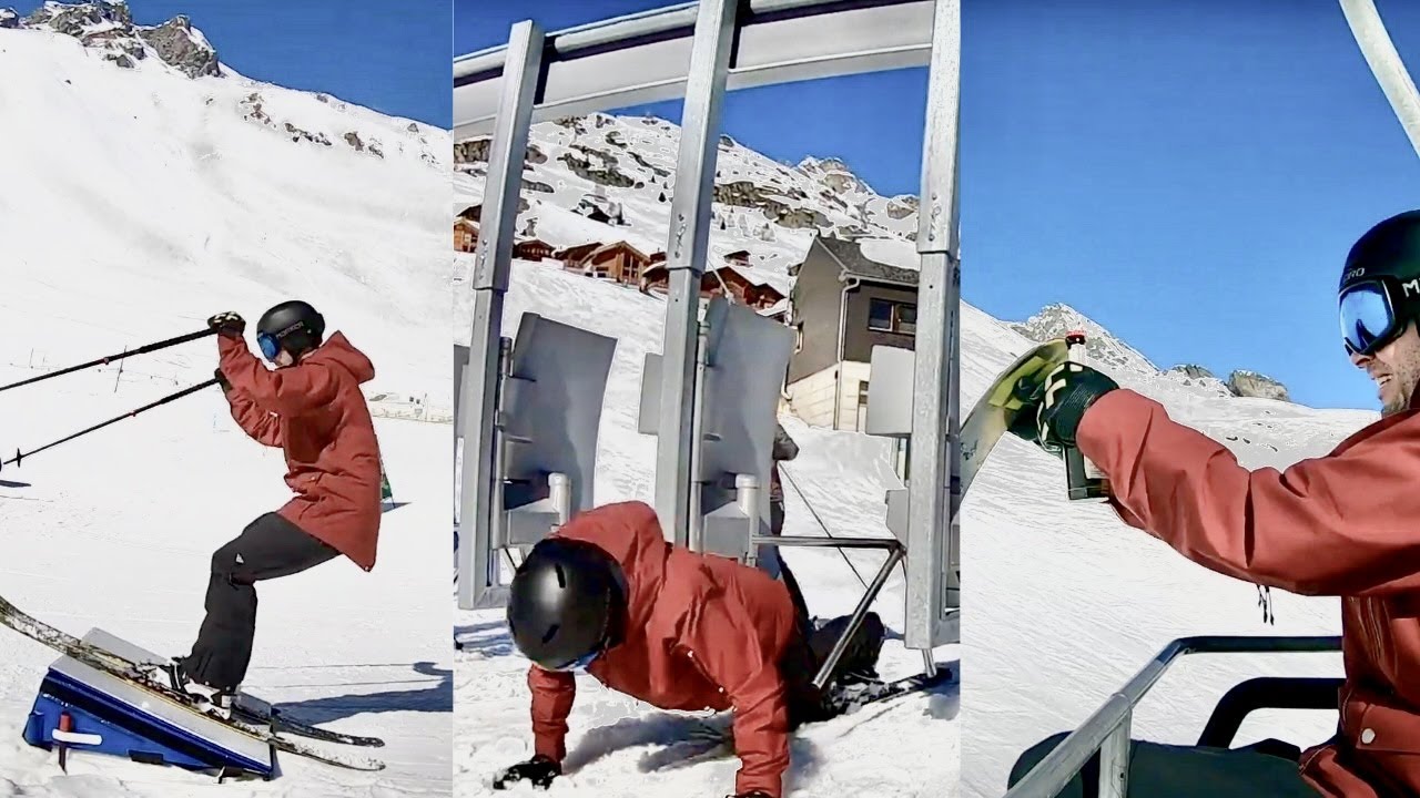 10 SIMPLE TELEMARK TRICKS für BEGINNER (FREE-HEEL)
