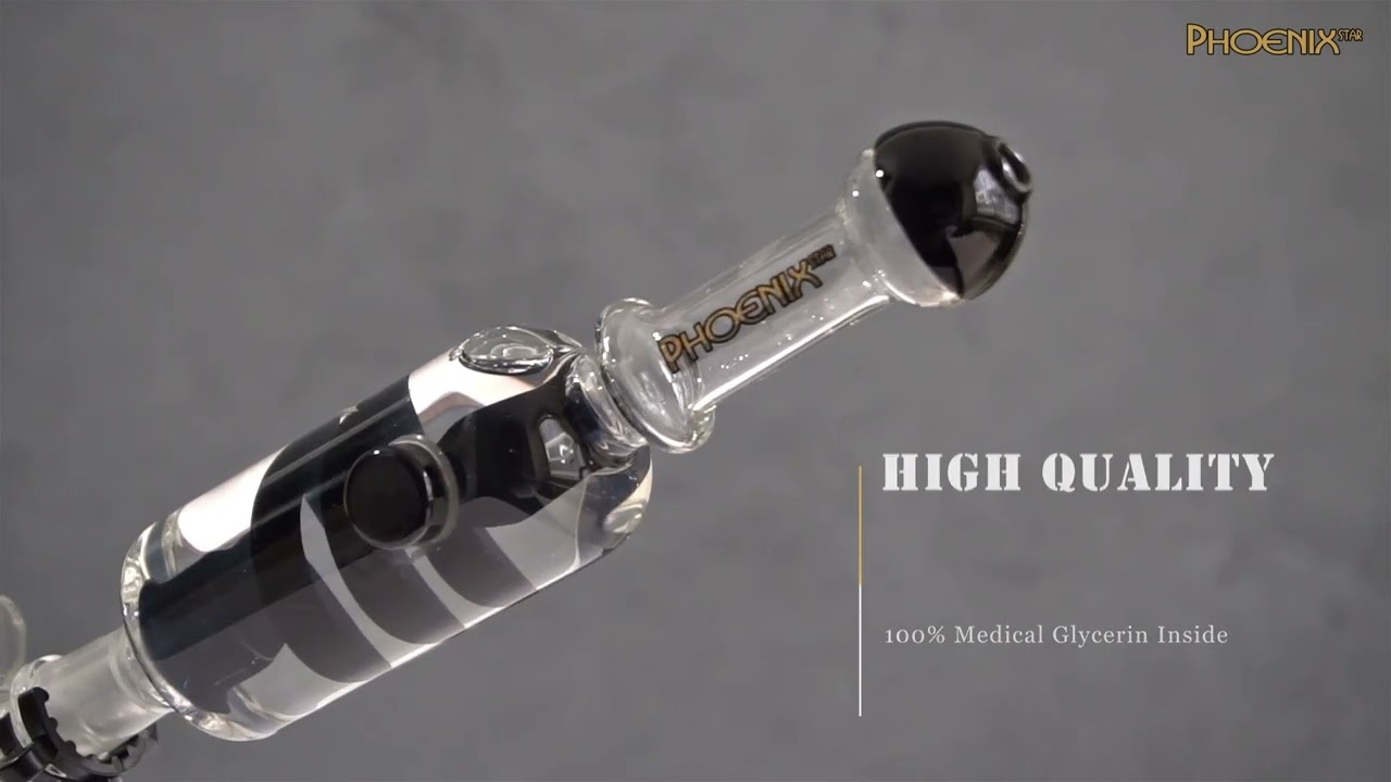 Bubbler Glycerin Bong with Matrix Perc | Phoenix Star  PHX18