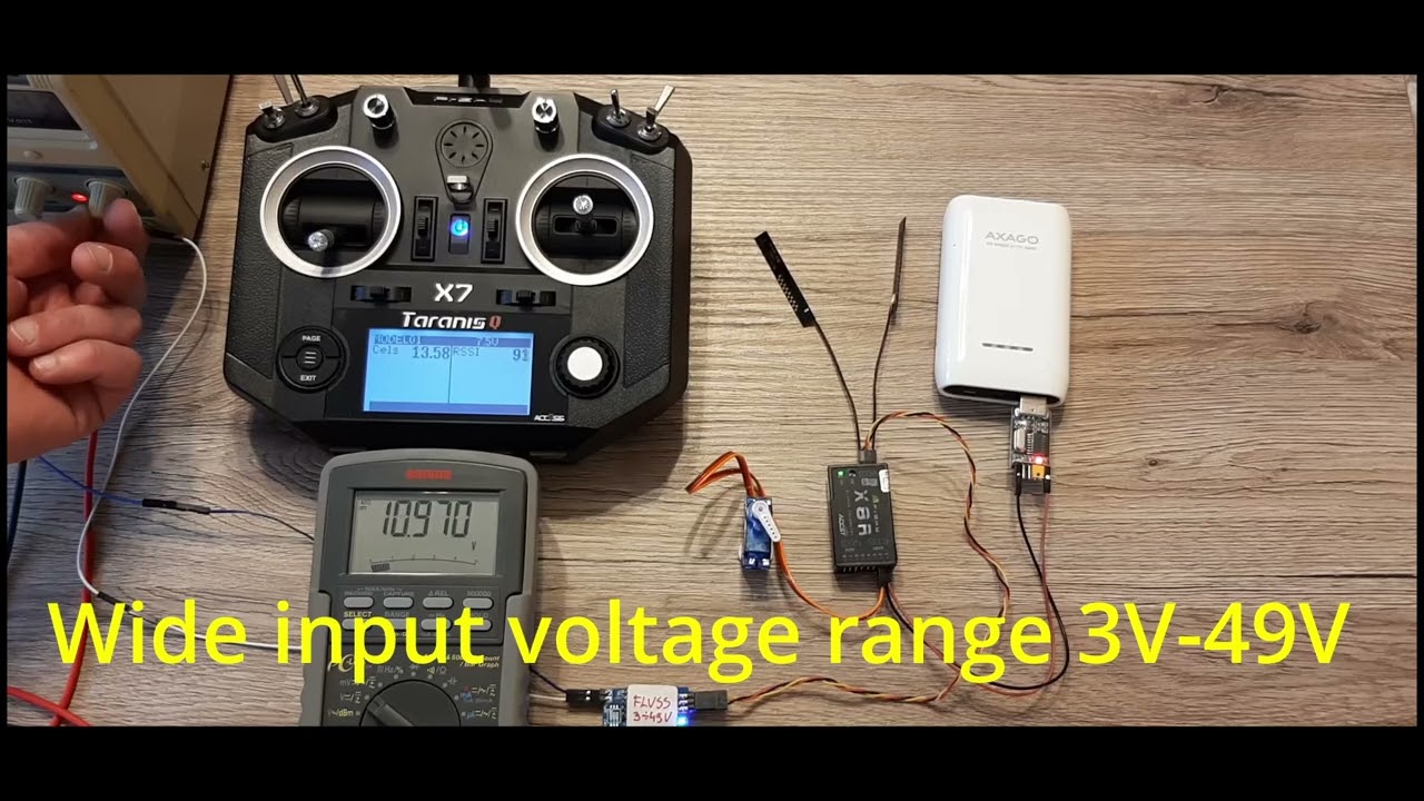 FrSky DIY SmartPort battery voltage sensor