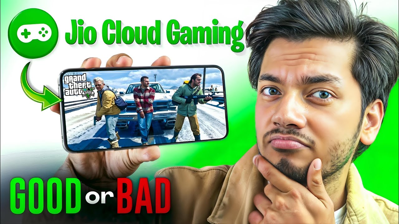I Tried Jio Cloud Gaming on My Phone&hellip; And Testing Game Like GTA 5 ??