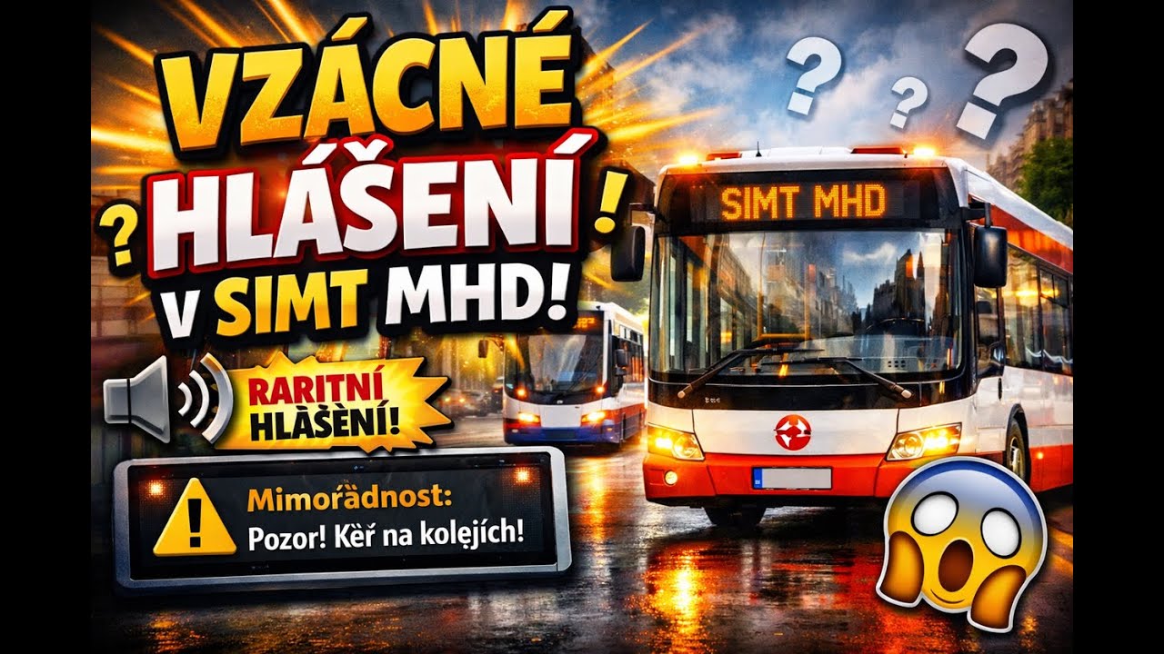 vzácné hlášení  v SIMT MHD