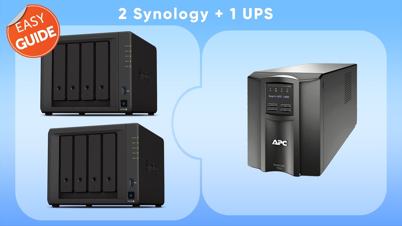 Setting up multiple NAS on one UPS