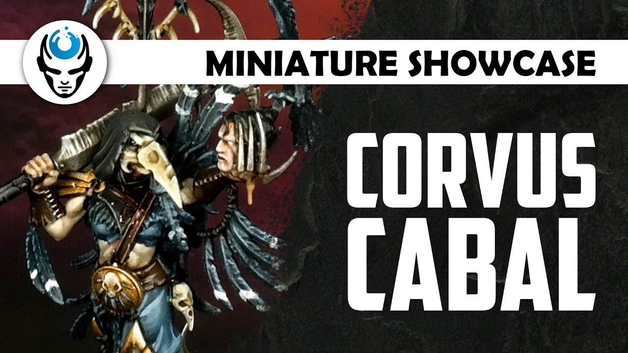 WARCRY CORVUS CABAL - LVL 5 MINIATURE SHOWCASE 4K