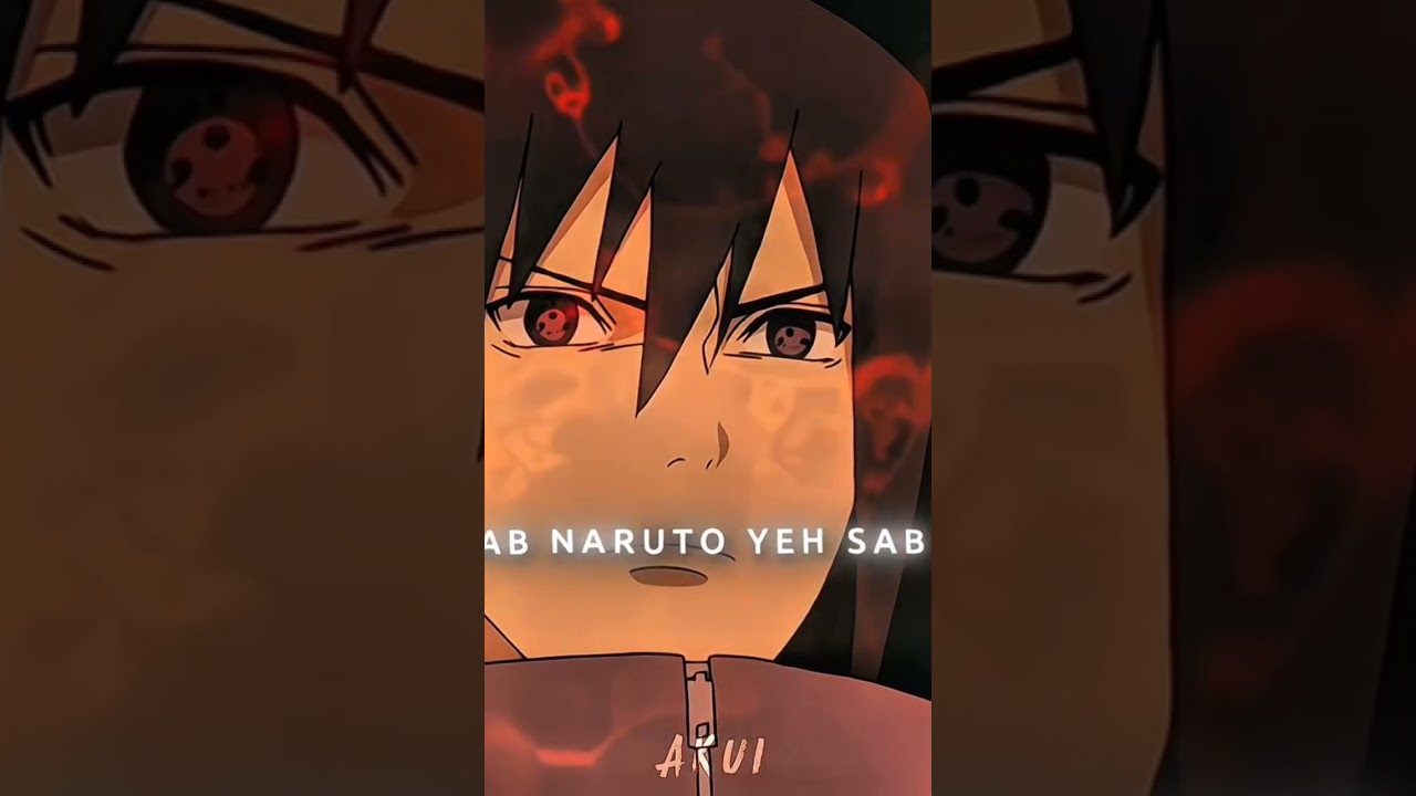 Naruto chakra Vs hasherama chakra balancing 😈☠️😏
