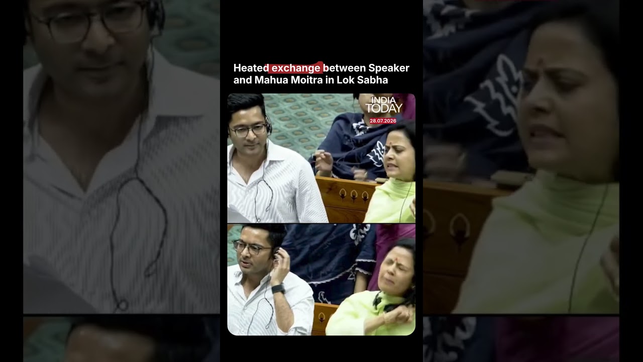 Mahua Moitra Clashes With Speaker During Lok Sabha Debate On Paper Leak Bill