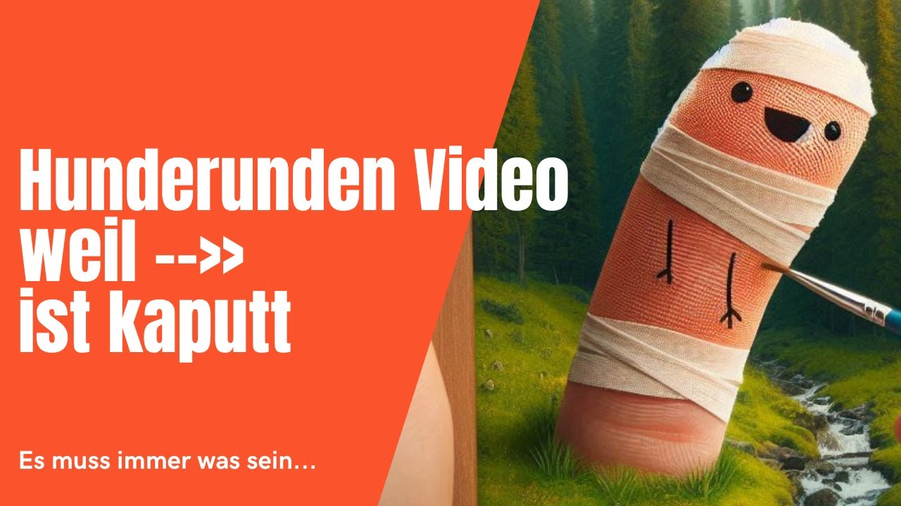 Hunderunde - Finger defekt :-)