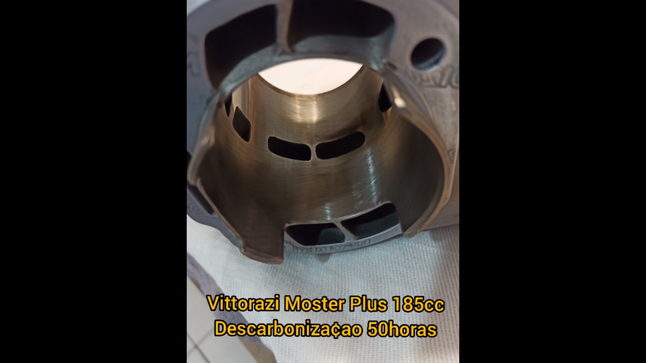 vittorazi moster plus 185cc revisão 50horas - descarbonização