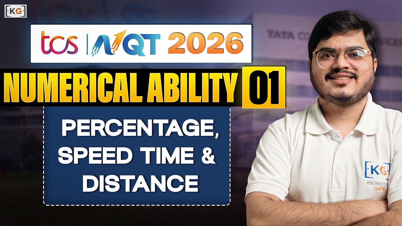 TCS NQT 2026 Numerical Ability: Full Course + Most Repeated PYQs | Crack Ninja, Digital & Prime!