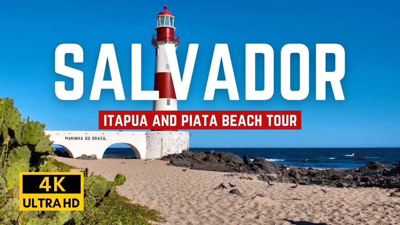 Salvador Bahia 🇧🇷 Itapua and Piata Walking Tour | Brazil 🌴🏖️
