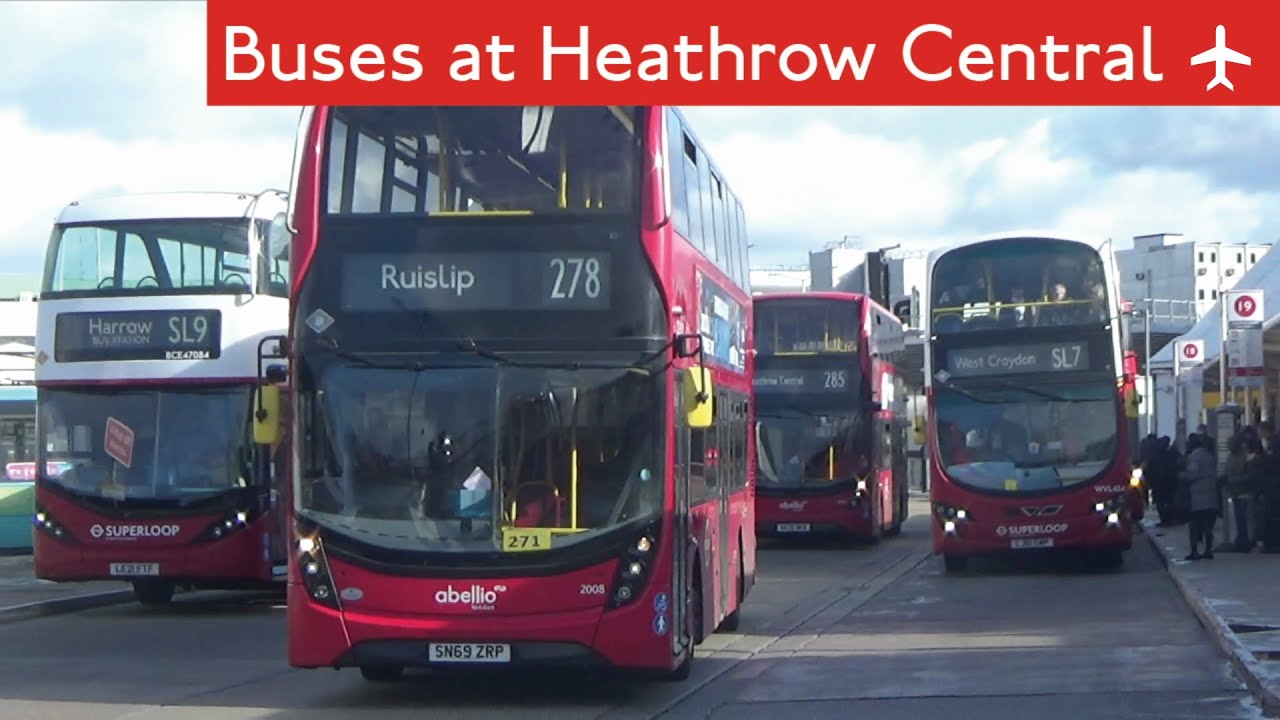 Buses At Heathrow Central Bus Station