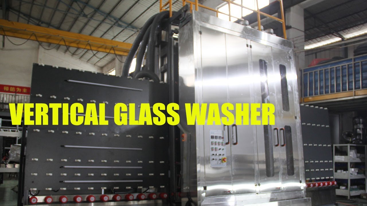 Vertical glass washing machine for electronic/automotive/ultra-thin glass
