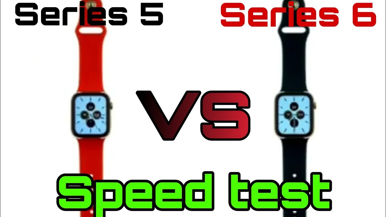 Apple watch series 6 vs series 5 | Speed Test | which one is faster?