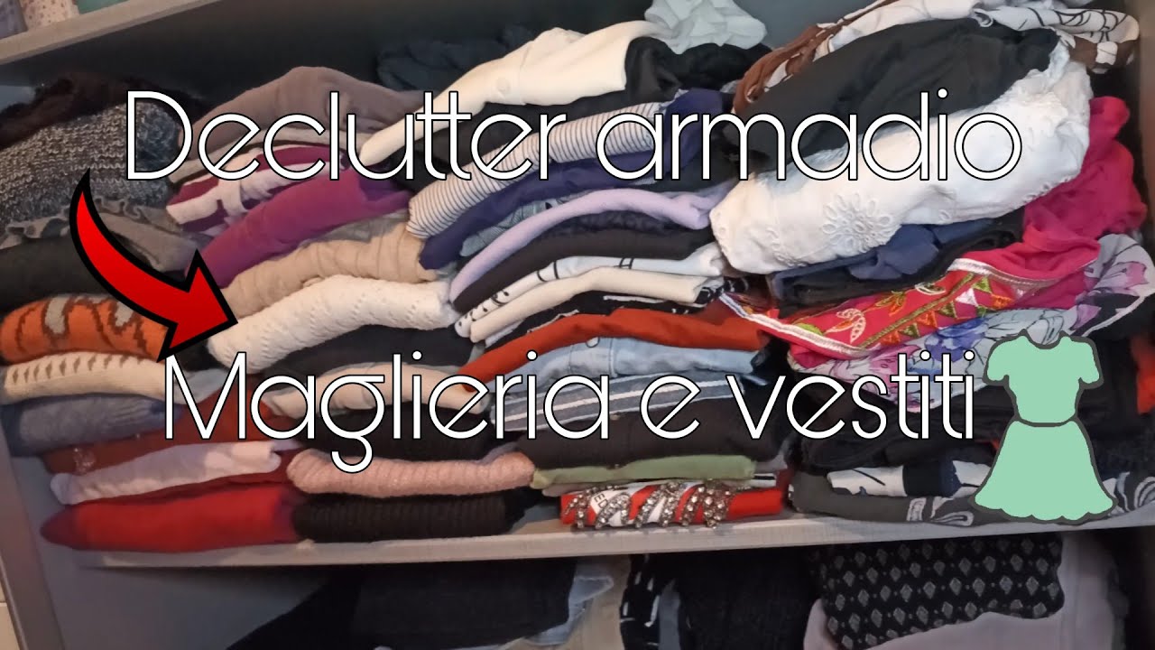 Declutter armadio | Maglieria 👕 e vestiti 👗| Rose petals 🌹
