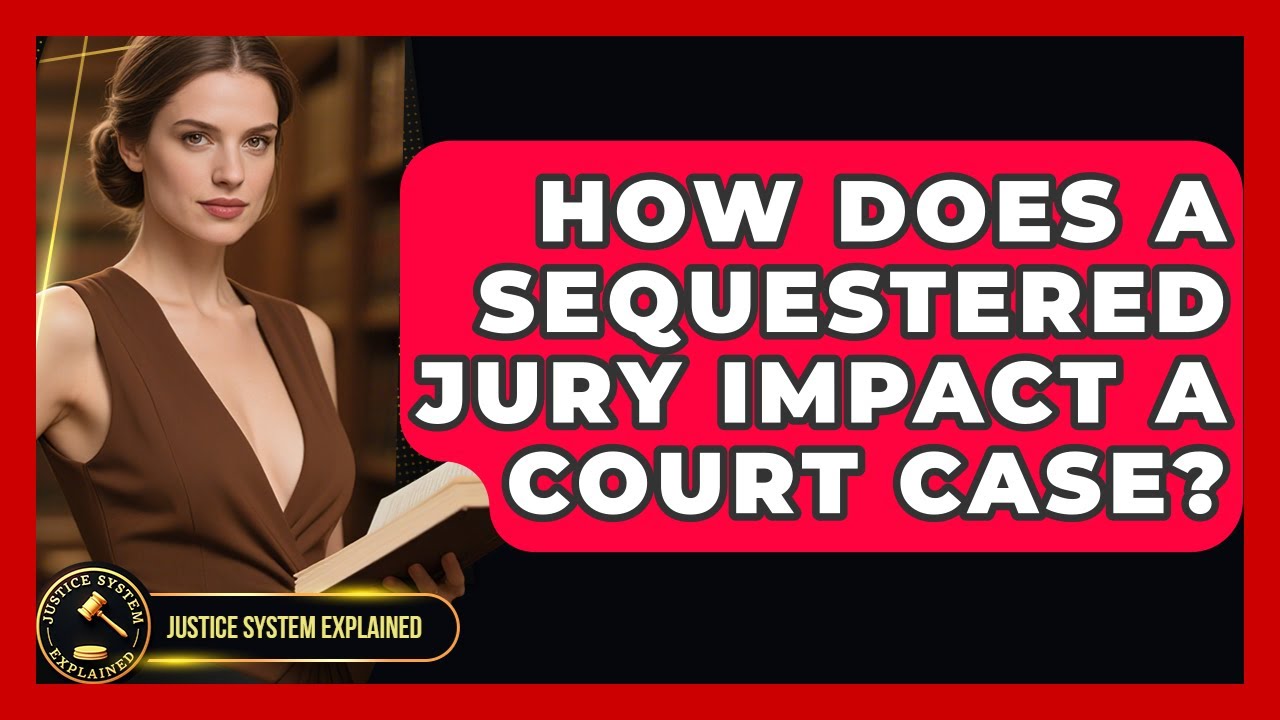 How Does A Sequestered Jury Impact A Court Case? - Justice System Explained