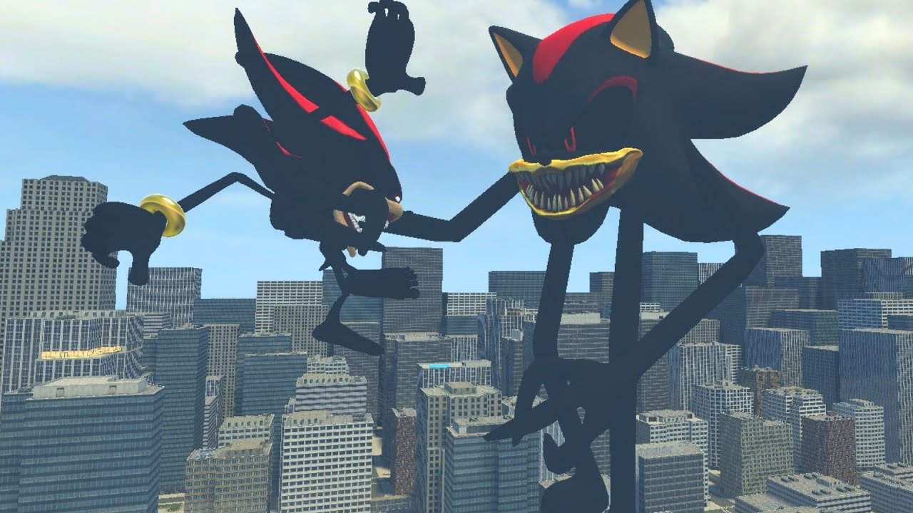 NEW SHADOW NIGHTMARE INNYUME SMILEY'S vs ALL SHIN SONIC TAPES in Garry's Mod!