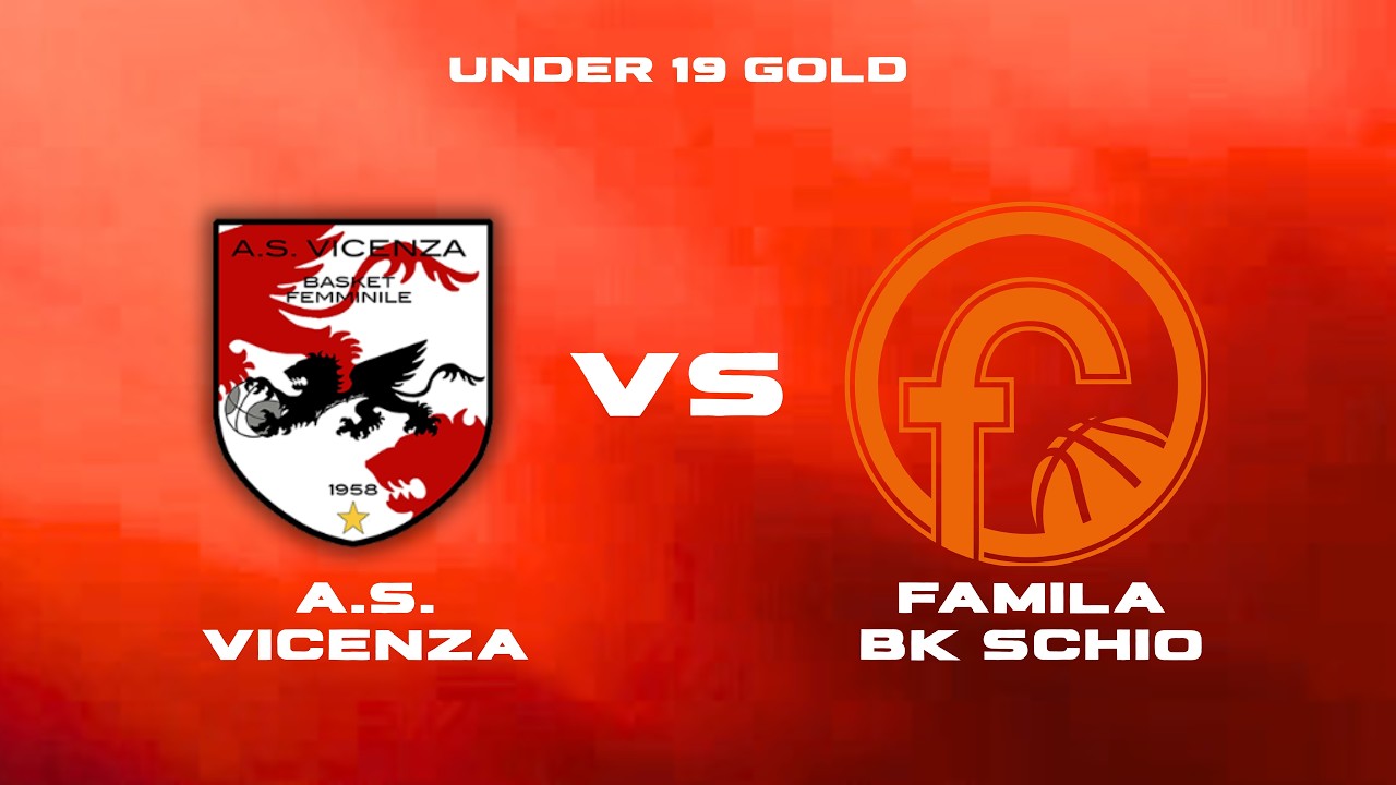U19F Veneto Gold 2025-26, fase a orologio. AS Dil Vicenza - Famila Basket Schio