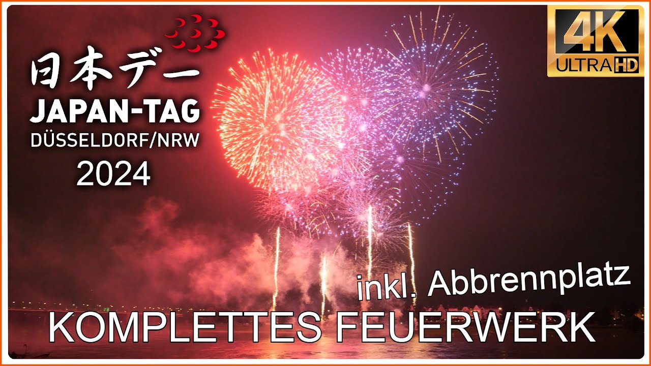 Japan Tag Düsseldorf 2024 [Komplettes Japanisches Feuerwerk!] inkl. Abbrennplatz (4K UHD)