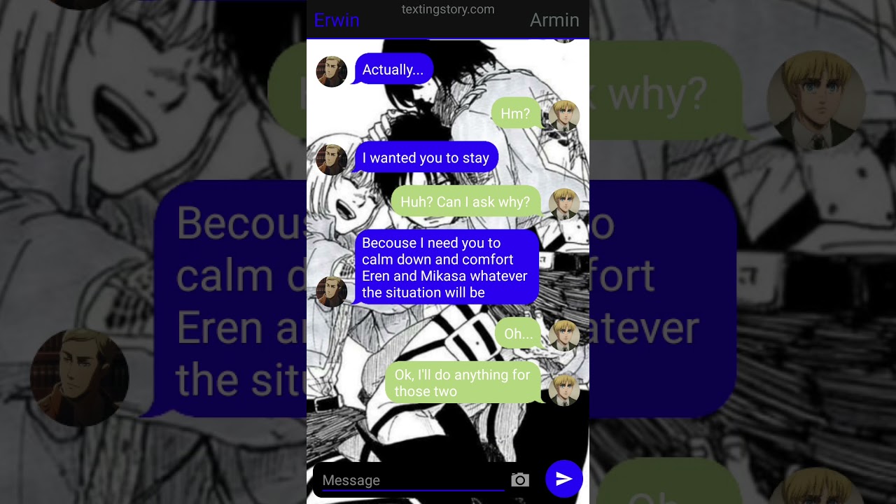 Aot Texting Story Bodyswap, S2 Ep 1: Who is who?