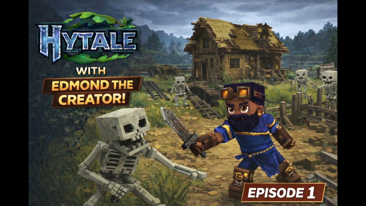 Let's play Hytale with Edmond the Creator! 