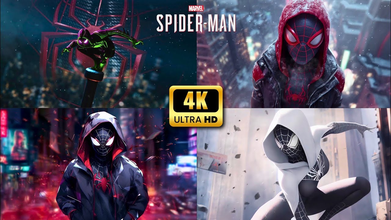 Top 10 Spiderman Live Wallpapers for Desktop - 4K Quality!