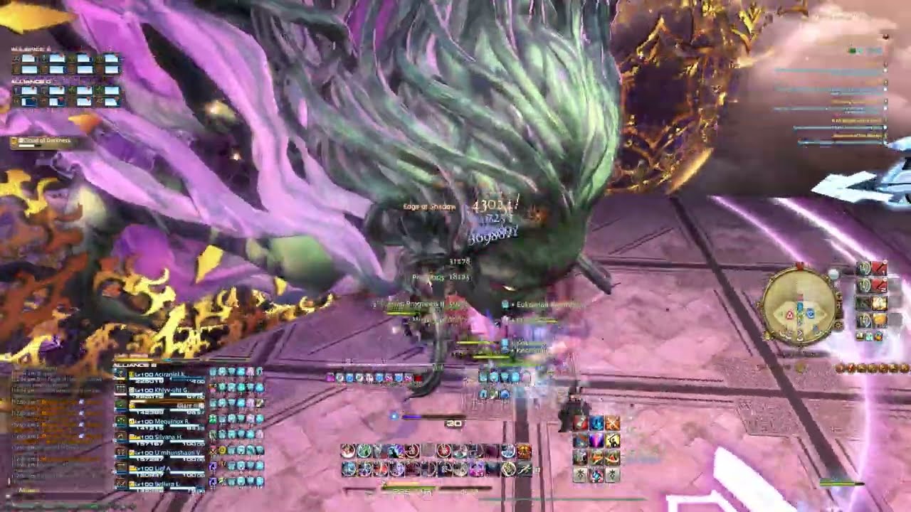 FFXIV - Cloud of Darkness (Chaotic) Clear (CoD CAR) | Tiles Tank DRK PoV