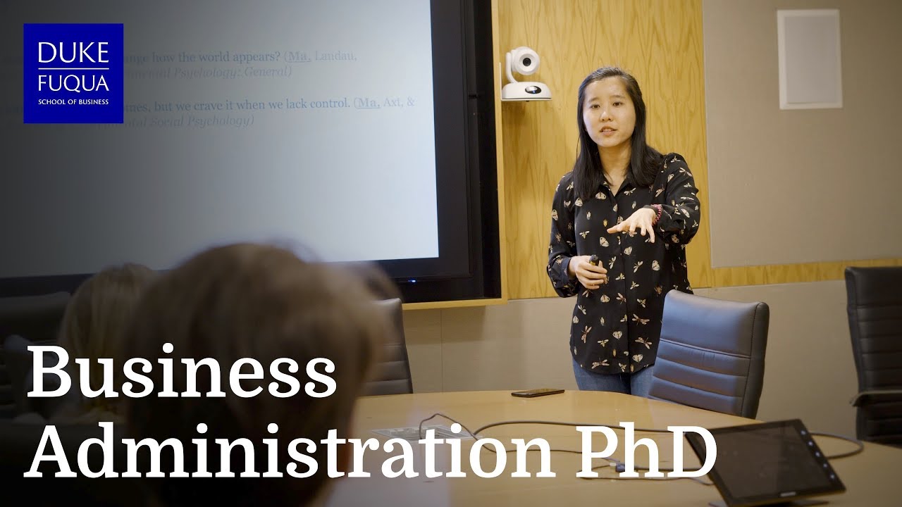 Duke Fuqua&rsquo;s PhD Program in Business Administration