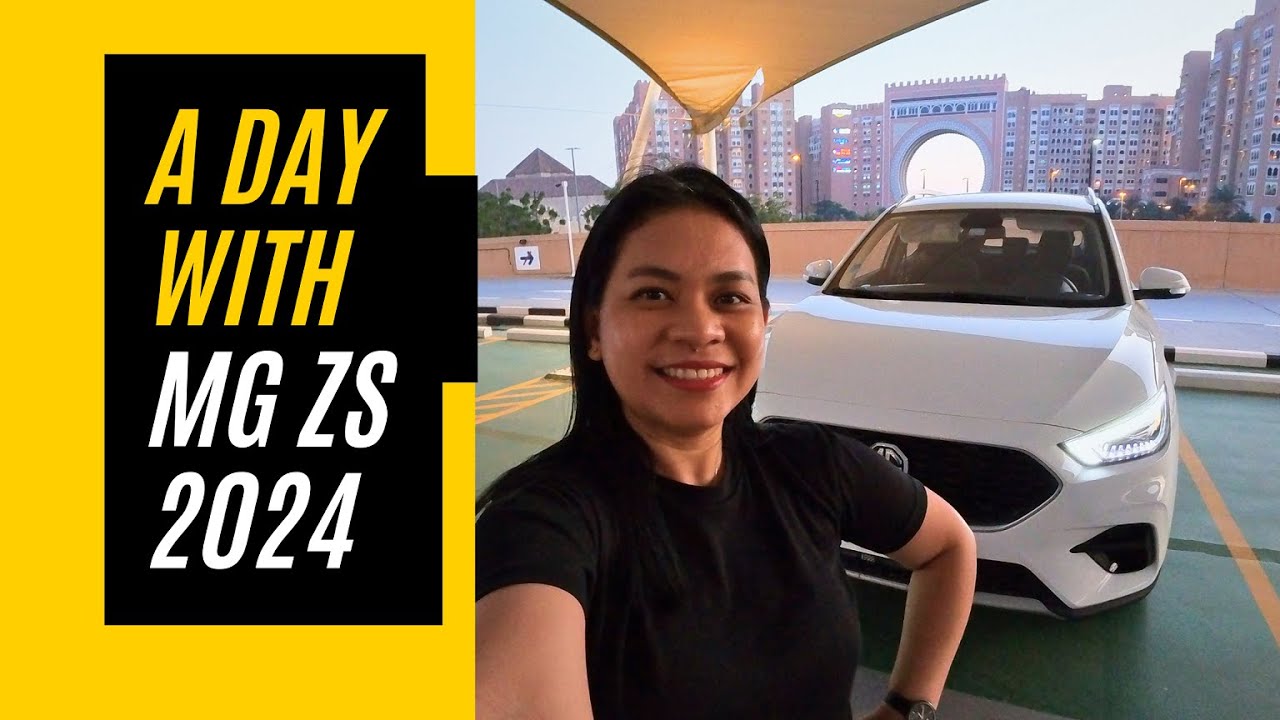 A day with MG ZS 2024 in the Middle East #4Kvideo #ladydriving  #carrental