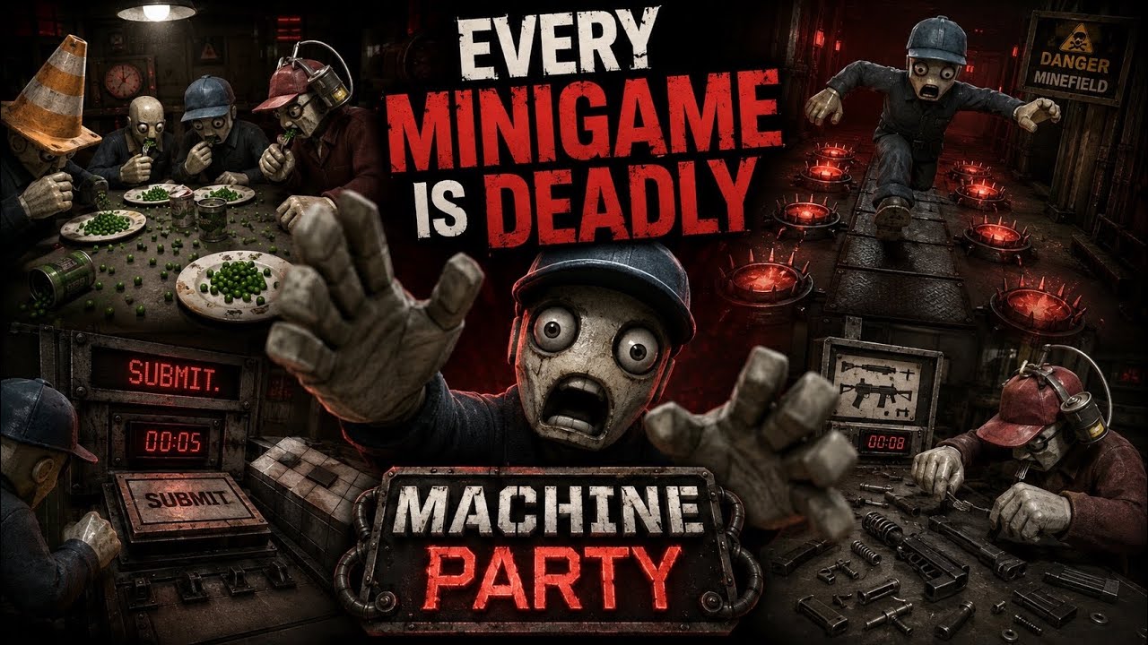 Every Minigame is Trying to Kill us - Machine Party