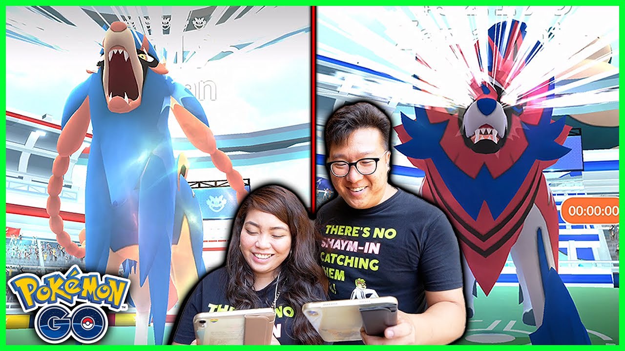 Our First Zacian & Zamazenta Duo Raids in Pokemon GO Were...