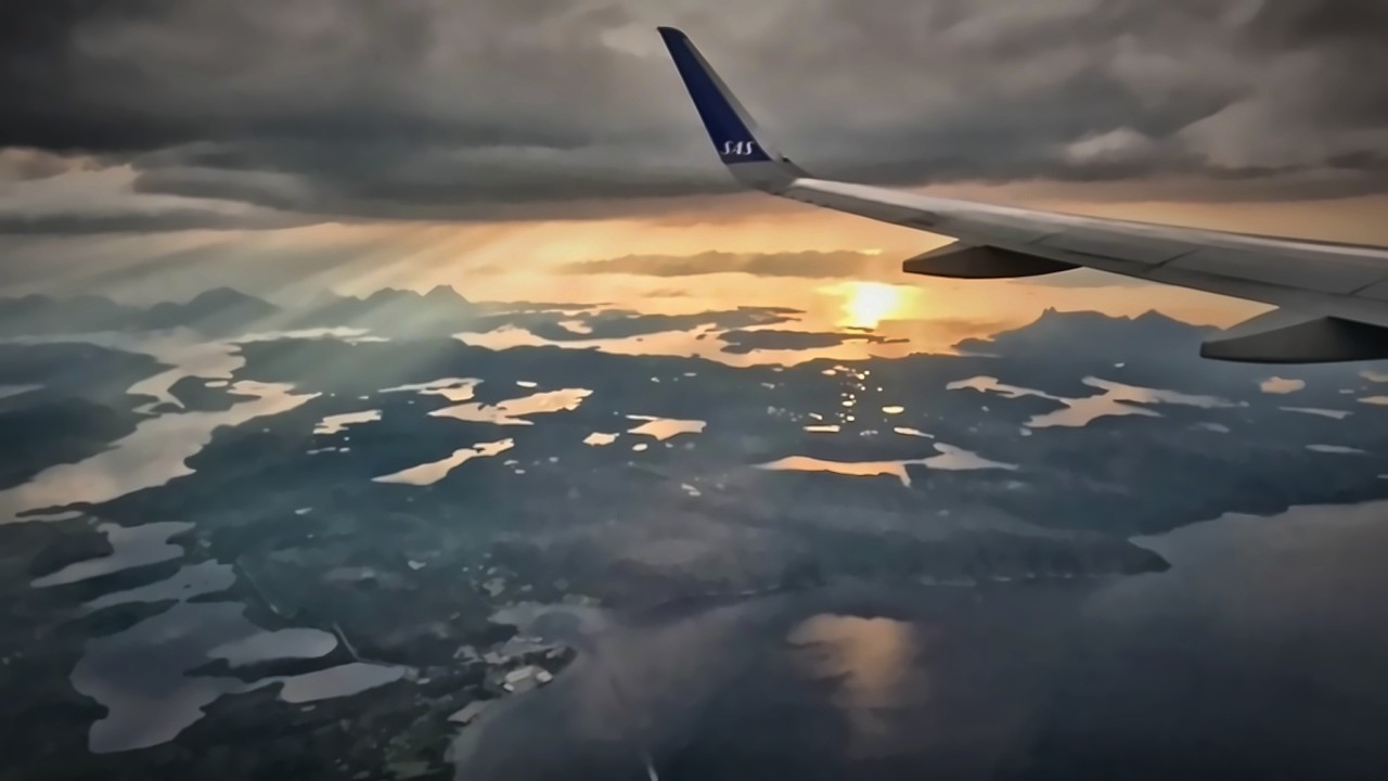 Scenic Landing at Harstad/Narvik Airport (EVE) | Lofoten, Norway
