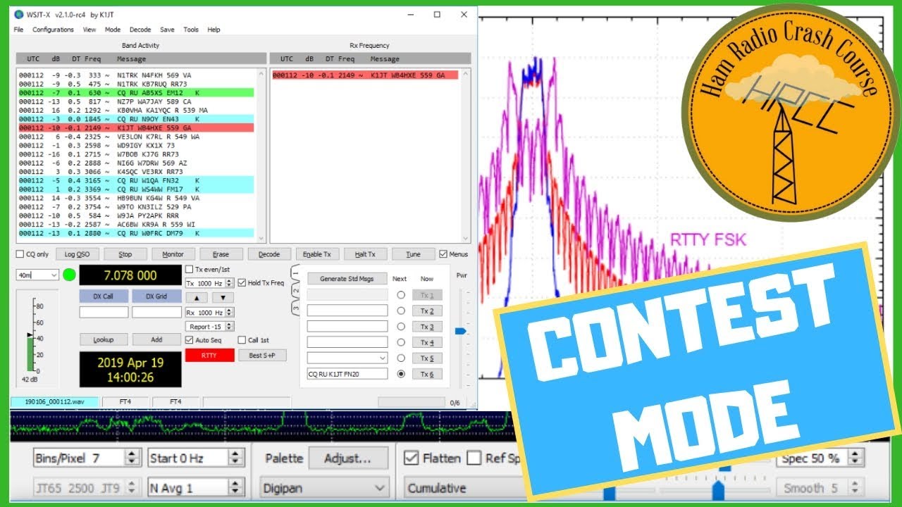 WSJT-X FT4!  New Contesting Digital Mode
