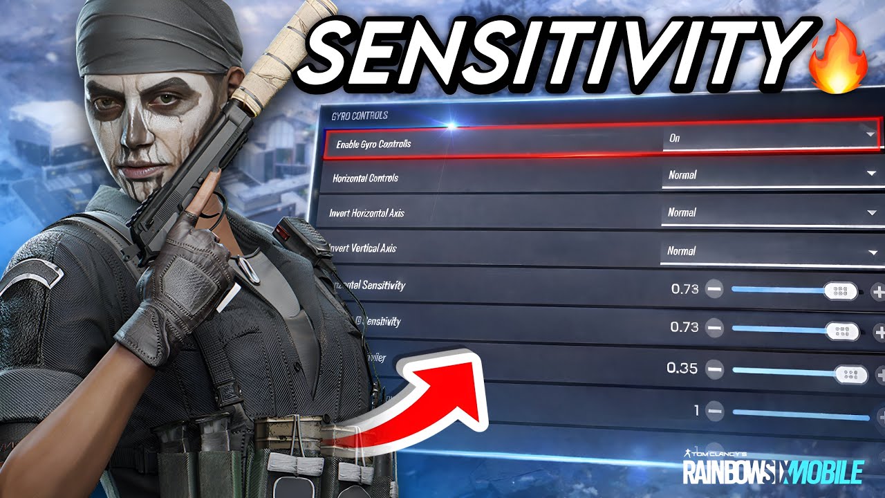 RAINBOW SIX MOBILE BEST Sensitivity Guide For BEGINNERS 2026