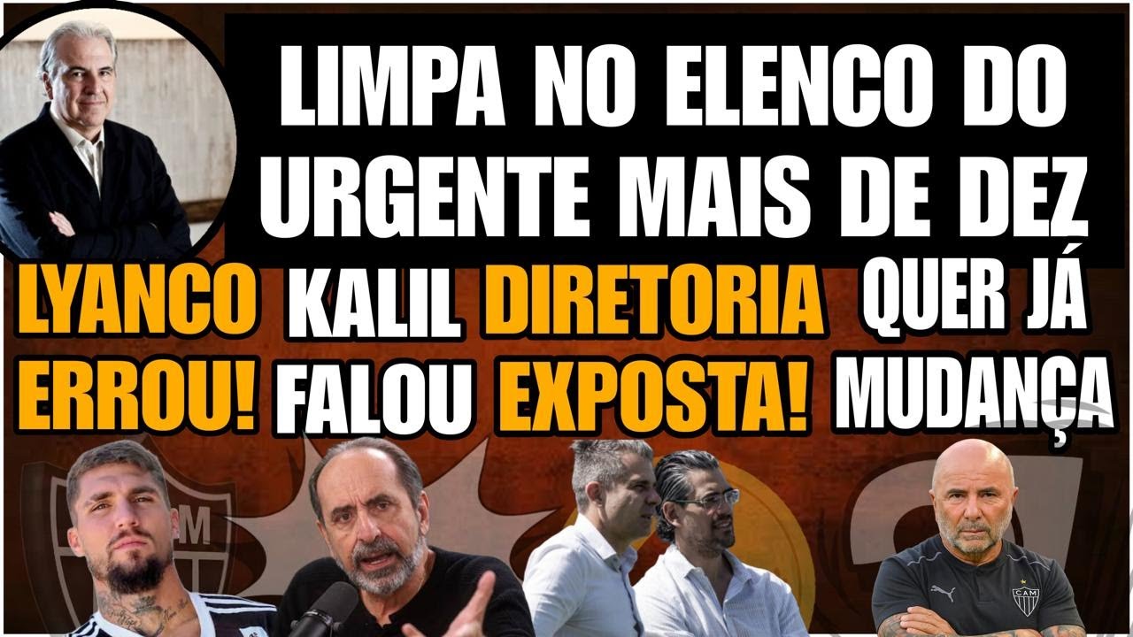 ⚫LIMPA NO ELENCO🔥LYANCO ERROU FEIO🌟KALIL FALOU VEJA🚨DIRETORIA EXPOSTA🎙️SAMAPOLI URGENTE NOT&Iacute;CIA GALO