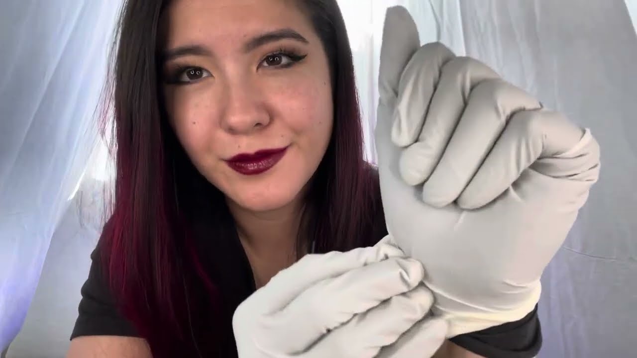 No talking no joke 😉 Latex Gloves ASMR 🧤 happy April fools day!