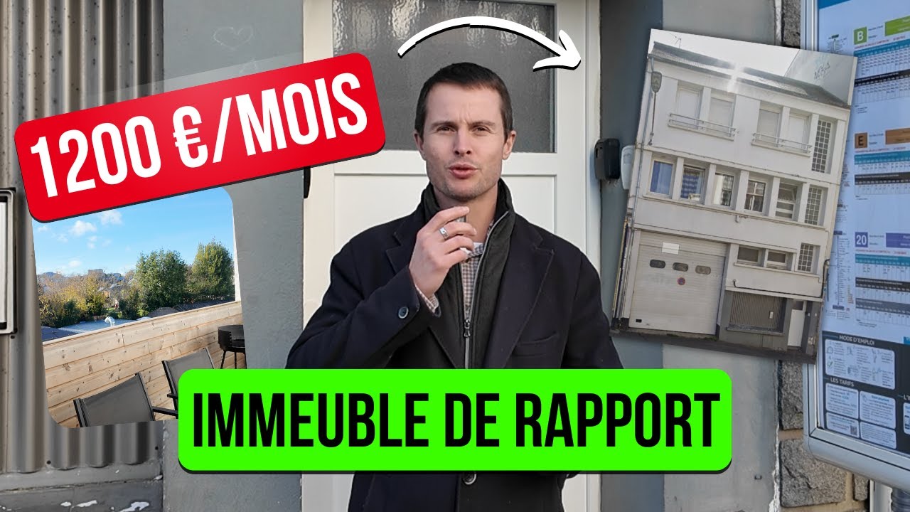 Cet immeuble me rapporte 1200&euro; de cashflow/mois !