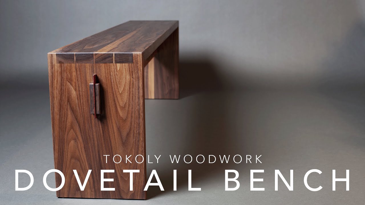 Building a MITERED DOVETAIL BENCH George Nakashima Inspired