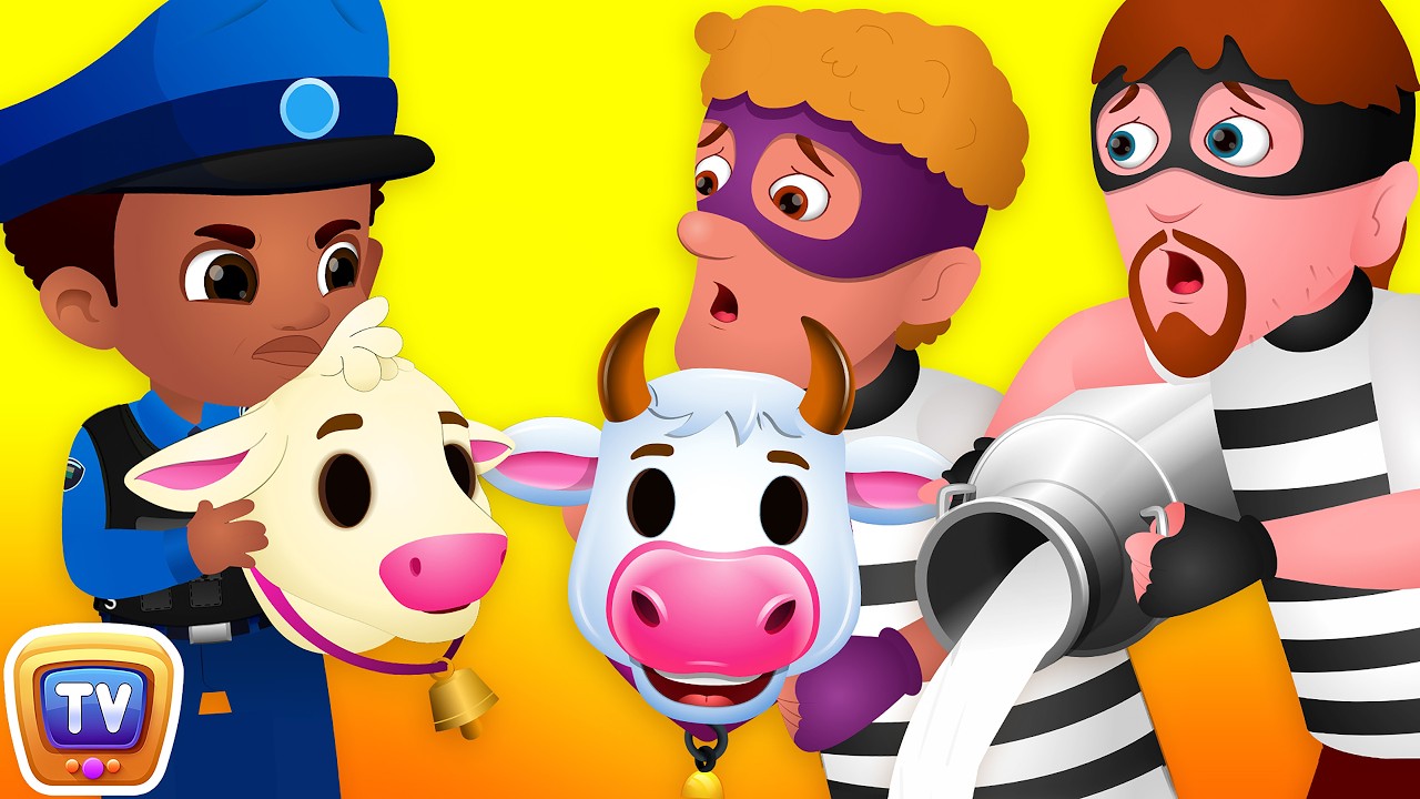 ChuChu TV Police Saving Milk - Narrative Story + More Fun Cartoons for Kids
