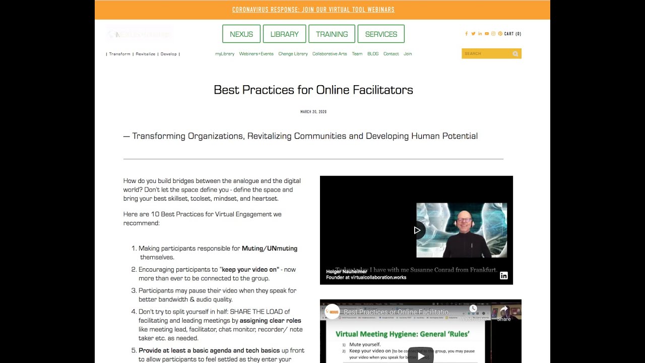 More Best Practices in Virtual Collaboration