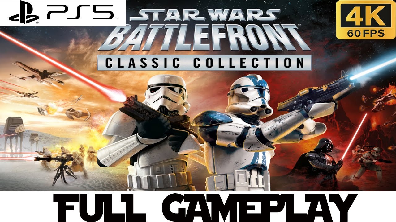 Star Wars Battlefront 1 & 2 Full Campaign (PS5 4K 60fps) - Star Wars: Battlefront Classic Edition