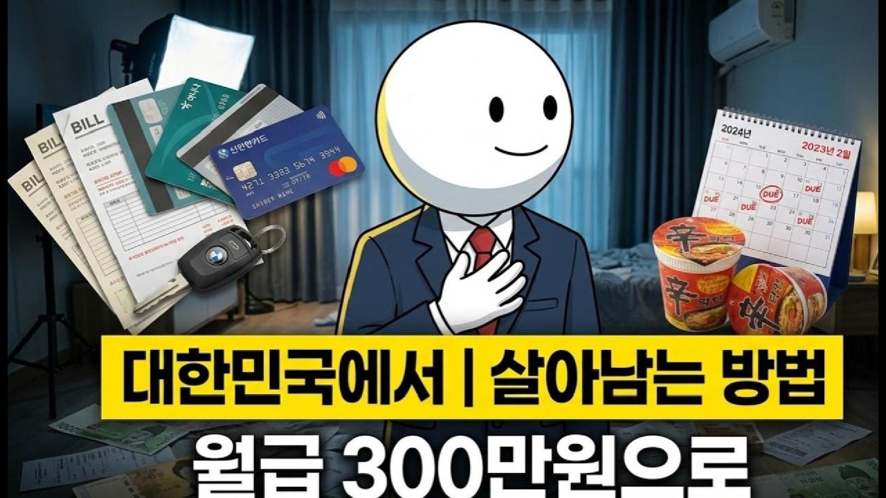 월급 300만원, 대한민국에서 살아남는 방법  경제 애니메이션