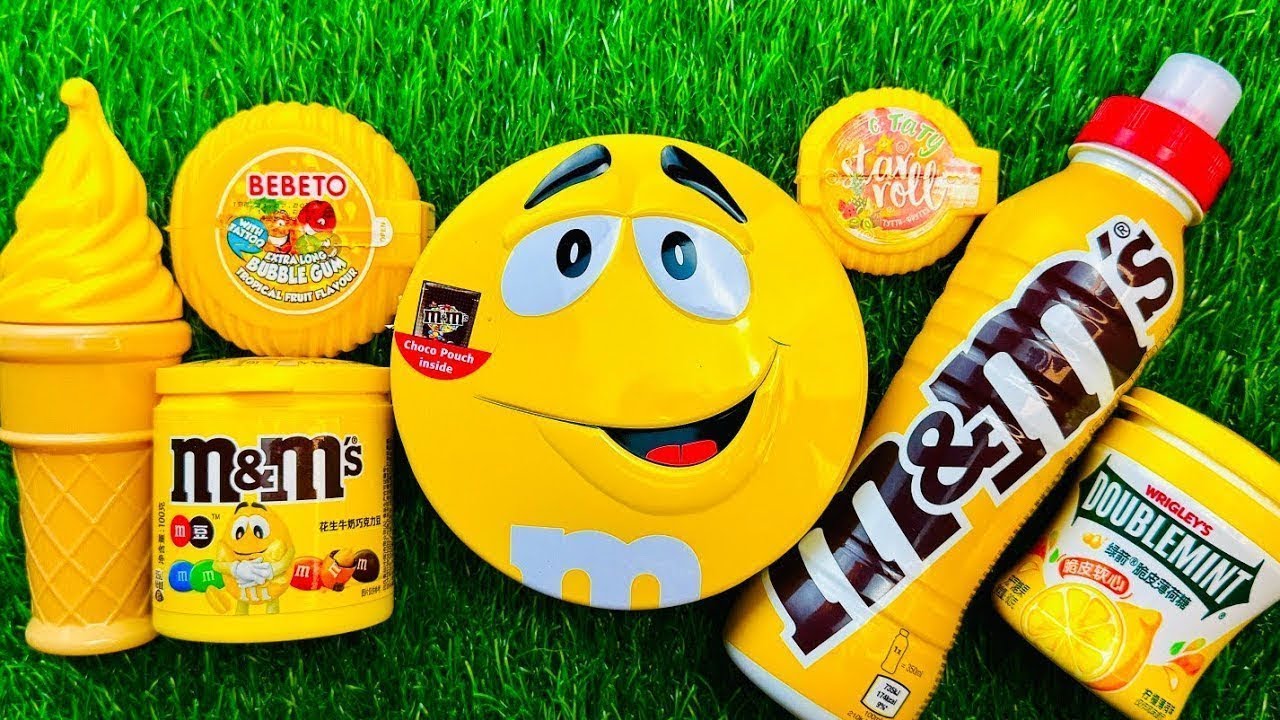 4 Minutes Satisfying with Unpacking Yummy Paw Patrol and Delicious M&M'S Candy From Funny Tins ASMR