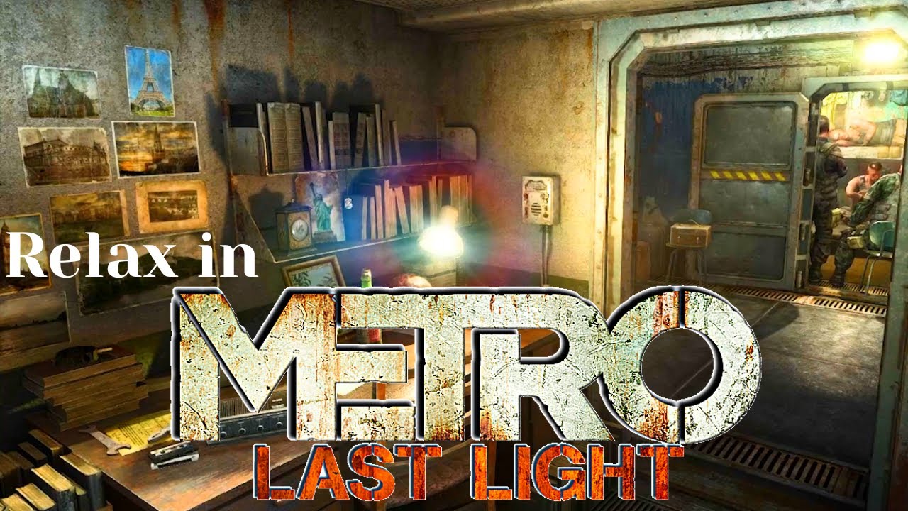 Relaxing Metro Bunker Ambience in Metro Last Light ~ Relaxing Video Game Sounds For Sleep & Chill