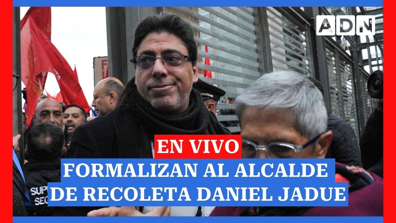 EN VIVO: Formalizan al alcalde de Recoleta, Daniel Jadue, por delitos de corrupción