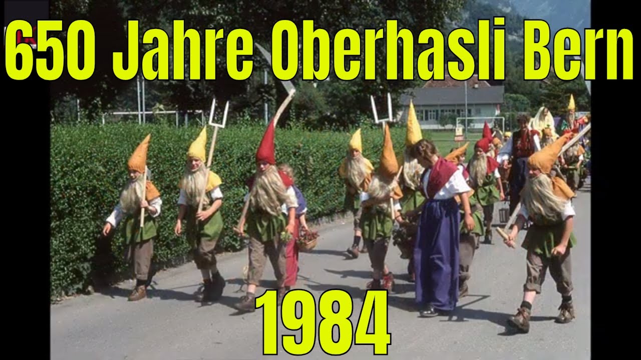 650 Jahre Oberhasli Bern 1984 DIA-Bildstrecke