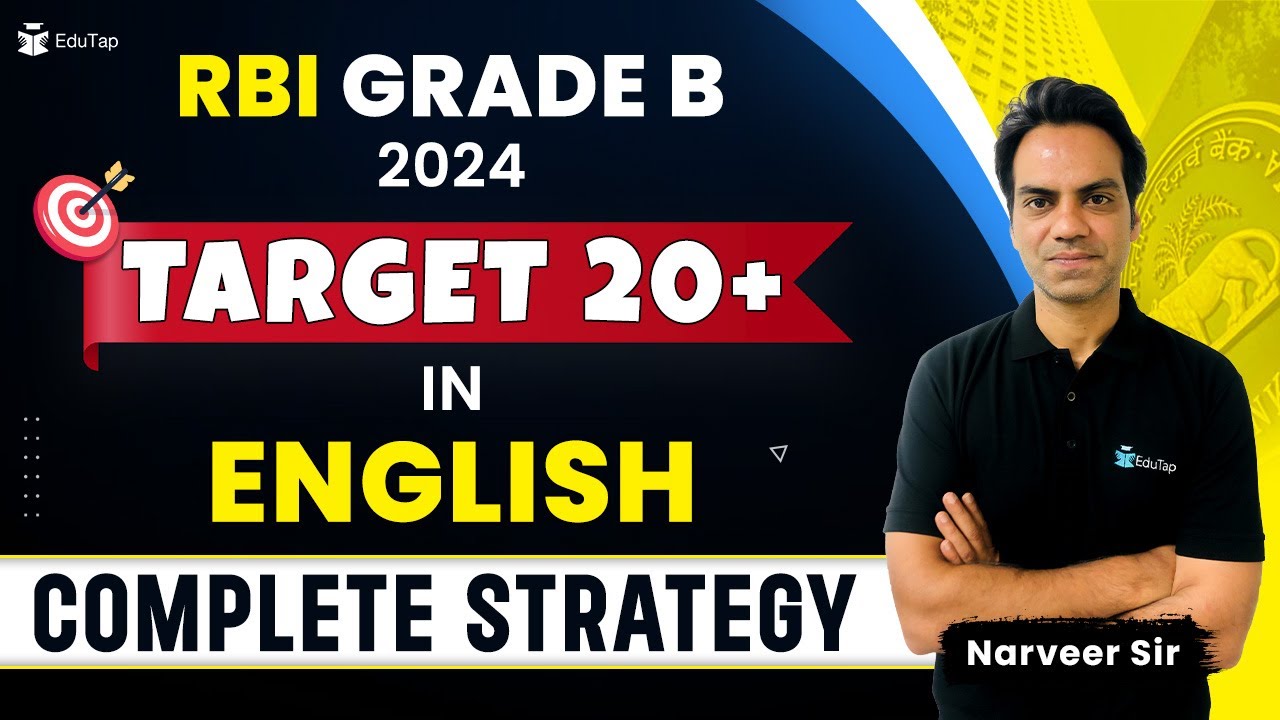 RBI Grade B English Preparation  | English Important Topics | How to Cover English Syllabus for RBI