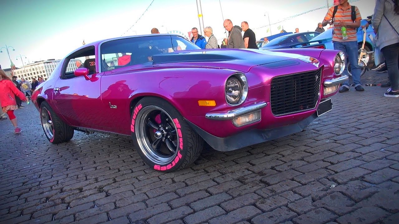Kick-Ass Muscle Cars and Classics of Helsinki Cruising Night 8/2017