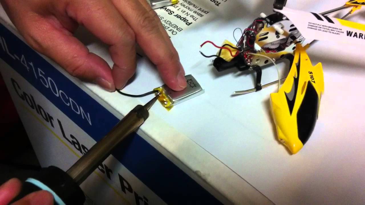 Syma S107 Battery Upgrade